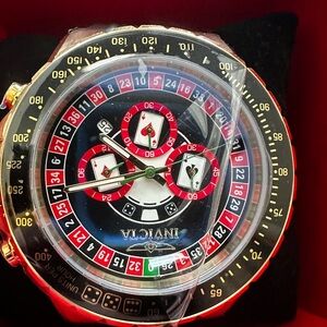 NWT Invicta Aviator Monte Carlo 50mm Chronograph Black Red Roulette Sport Watch